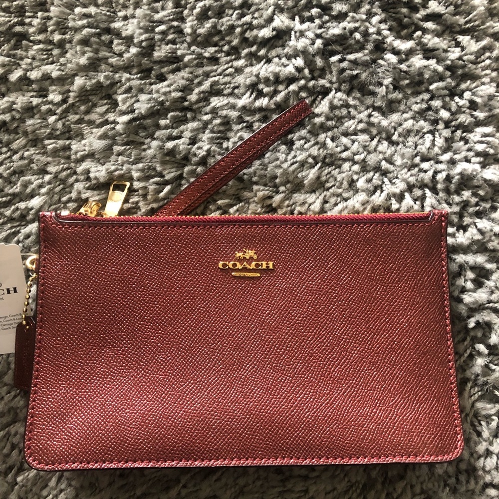 NWT Authentic Coach Wristlet